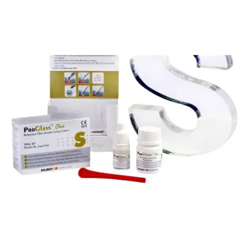 Silmet ProGlass One Kit Powder & Liquid Glass Ionomer Luting Cement - 104-171001 ProGlass One Kit Powder & Liquid Glass Ionomer