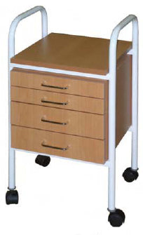 Caddy w/4 Drawers Caddies (Galaxy) Model 1008