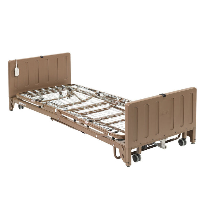 Drive Medical Full Electric Low Height Bed with rails & innerspring mattress 15001ABV Homecare & Hospital Beds 