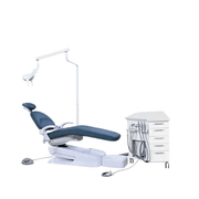 ADS Dental AJ15 orthodontic package with dental chair and orthodontic tools, displayed in a clinical setting.
