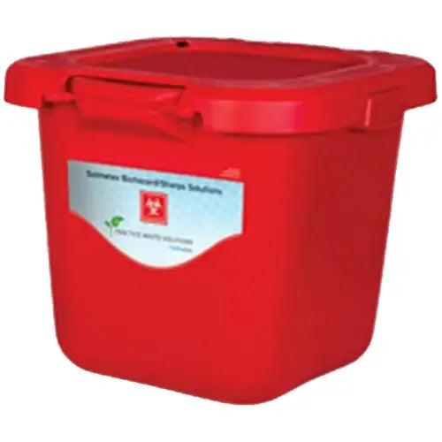 Solmetex 5/20 Gallon Biohazard Container 20 gal biohazard & sharps container PWS-BH-20 solmetex-5-20-gallon-biohazard-container DENTAMED USA