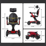 Easwe® L10 – Luxury Electric Wheelchair with Adjustable Seat Height - Dentamed USA
