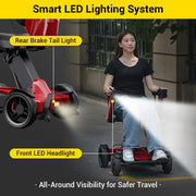 Easwe® L10 – Luxury Electric Wheelchair with Adjustable Seat Height - Dentamed USA