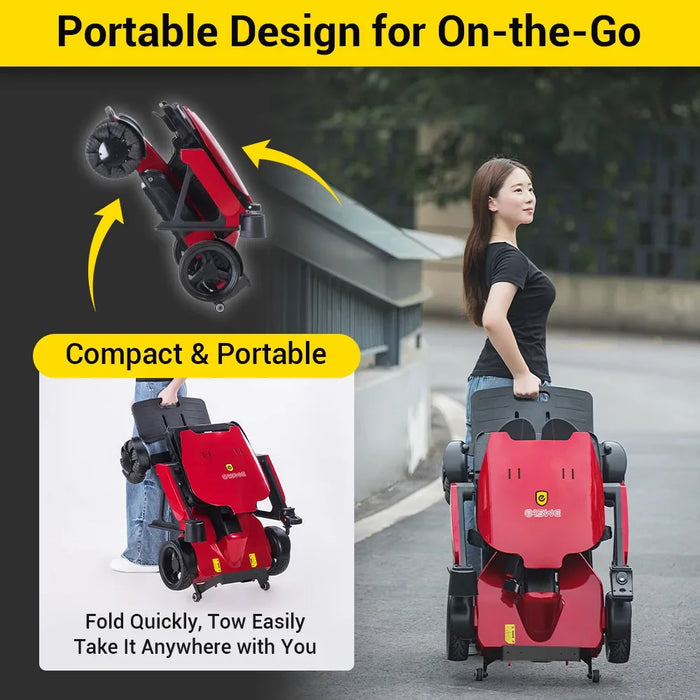 Easwe® L10 – Luxury Electric Wheelchair with Adjustable Seat Height