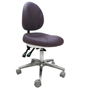 DENTAMED USA dental chair package with doctor and assistant stools, sterilizer, compressor, and vacuum system in a clinical setting.