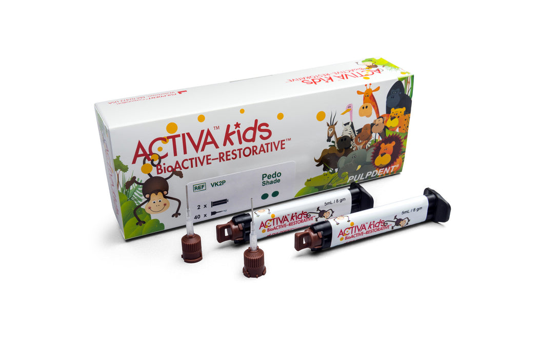 ACTIVA KIDS BioActive Restorative - Pulpdent ACTIVA KIDS BioActive Restorative Value Pack - Pulpdent 590-VK2P BioActive Restorative