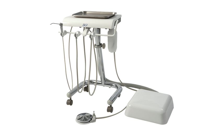 DCI R4245 Reliance Dental  Manual Control Cart for 2 HP - Dentamed USA
