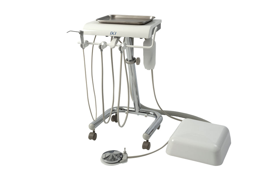 DCI R4245 Reliance Dental  Manual Control Cart for 2 HP