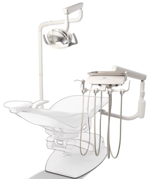 DCI Dental unit Reliance Swing Mount Light Pole Only White RS4002 - Dentamed USA