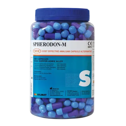 Spherodon-M Amalgam Alloy 500/pk - Silmet 104-0-120491 - DENTAMED USA