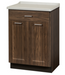 Clinton 8821-AF Fashion Finish, Molded Top Treatment Cabinet with 2 Doors and 1 Drawer - DENTAMED USA